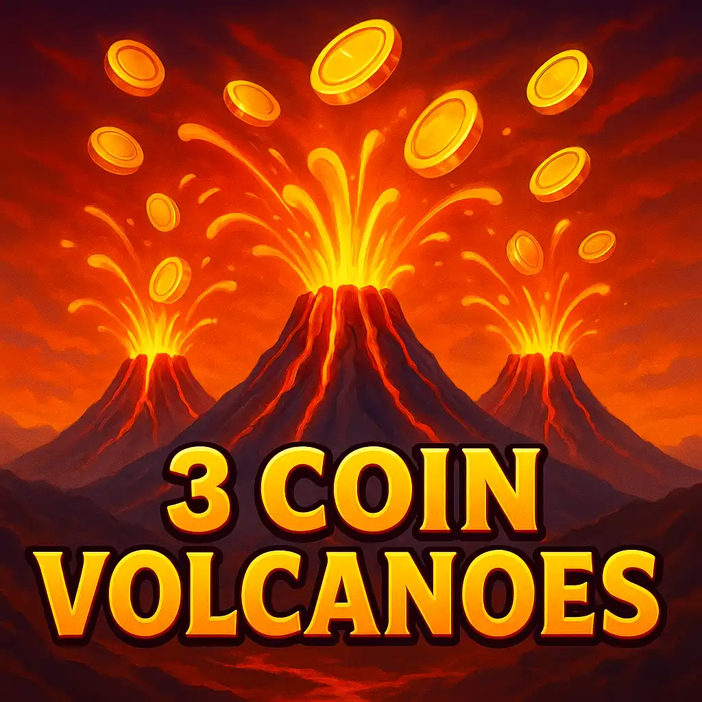 3 Coin Volcanoes slot game